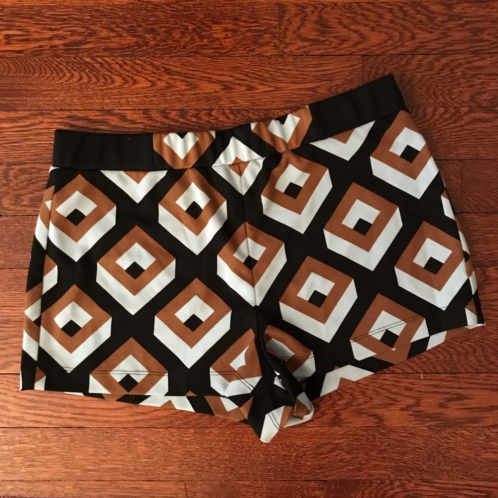 DVF Geometric Print Shorts